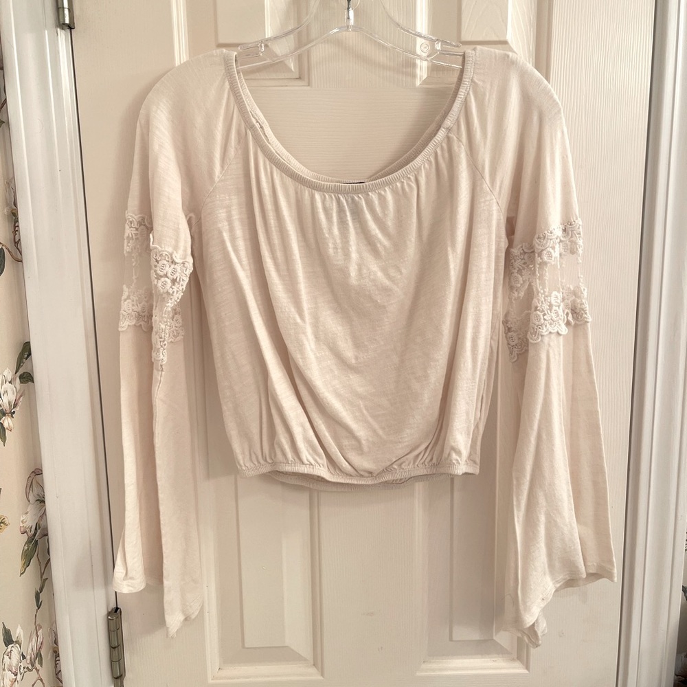 Forever 21 Off-The-Shoulder Crop Top